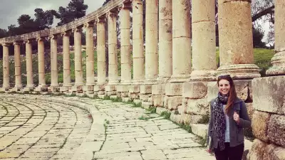 Hannah Summers in Jerash, Jordan