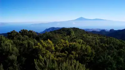View from Alto de Garajonay in La Gomera, the Canary Islands