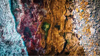 Drone photo of a Beach in Cape Town, from Drone Photography Masterclass