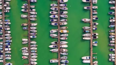 Brighton Marina from a drone