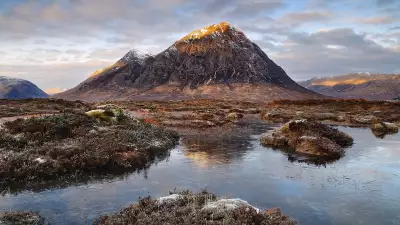 The glens at Rannoch Moor, Scotland