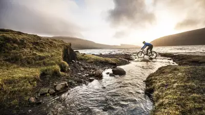 Mountain biking in the Faroe Islands