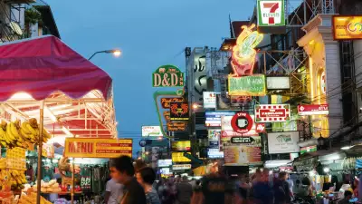 Khao San Road, one of Bangkok's busiest tourist areas