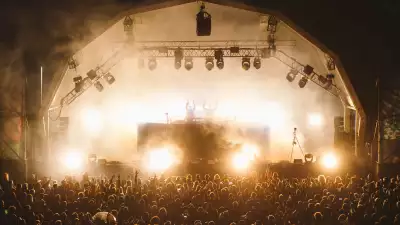 Orbital on the main stage at Standon Calling on the Friday night