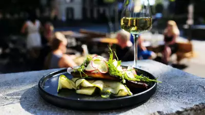 Food at Grådi in Oslo, Norway