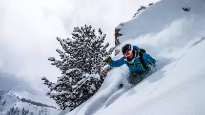Skiing at Solitude Mountain Resort, Utah, USA