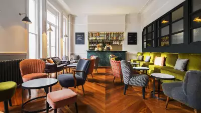 Bar area at the Pilgrm, a new hotel in London for 2018