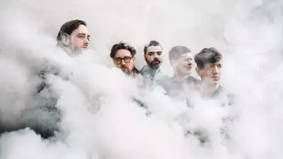 Hookworms press shot, the band will play All Points East in London this summer