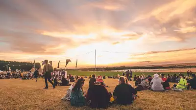 Sunset at Farr Festival