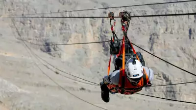 Zipline adventures at Jebel Jais in Ras Al Khaimah