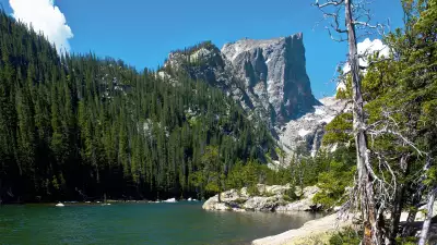 Dream Lake and Longs Peak in Rocky Mountain National Park