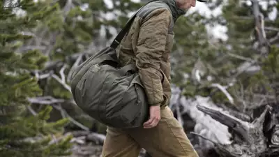 The Filson ballistic nylon barrel pack and the ultra-light jacket