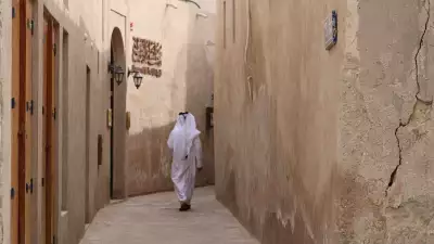 Walking around Al Bastakia in Dubai