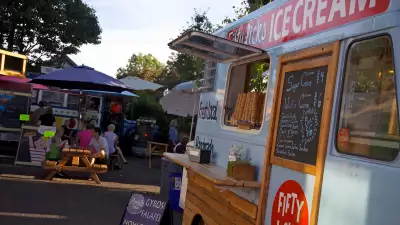 Food carts in southeast Belmont
