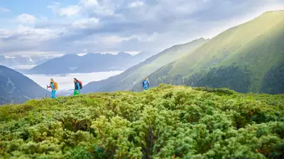 Hiking to Adolf Pichler Hut