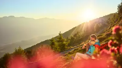 Hiking on the Patscherkofel mountain