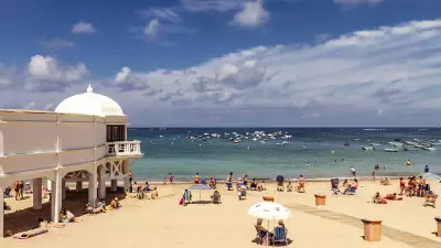 A beach in Cadiz, Spain