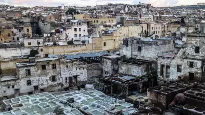 The tanneries, Fez, Morocco