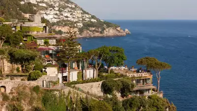Aerial view of Il San Pietro luxury resort, Italy