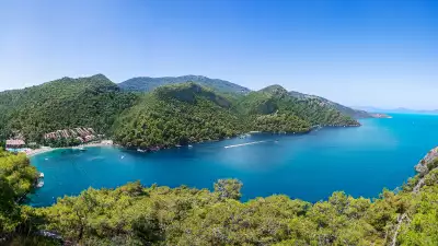 The setting of Hillside Beach Club luxury resort, Turkey