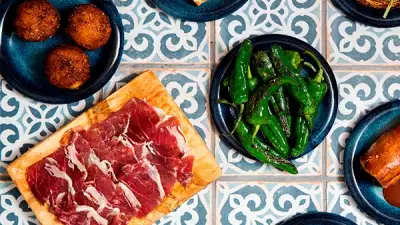 Tapas at the Wife of Bath pub, Kent