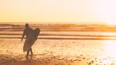 Surfing at Boardmasters Festival in Newquay, Cornwall