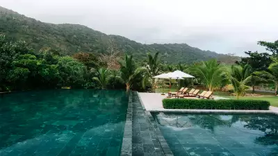 The pool at Poulo Condor