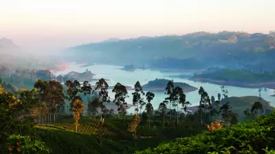 Castlereagh Lake, as seen from Tea Trails' Resplendent Ceylon bungalows