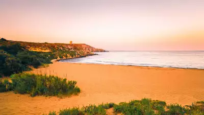 Beach in Gozo, Malta