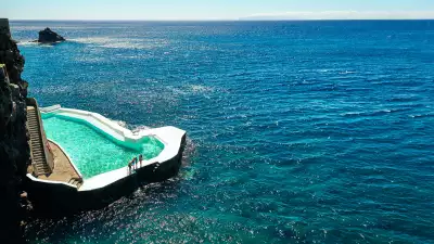 Seawater pool on the coast of Madeira, Portugal