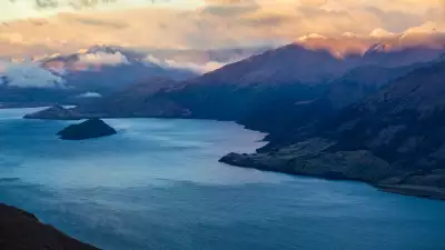 Mou Waho island in Lake Wanaka