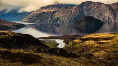 Mou Waho island in Lake Wanaka