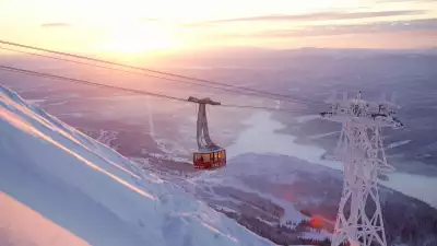 The ski-lifts at Åre, Sweden