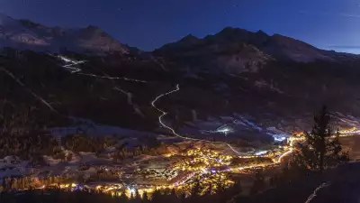 Val Cenis at night