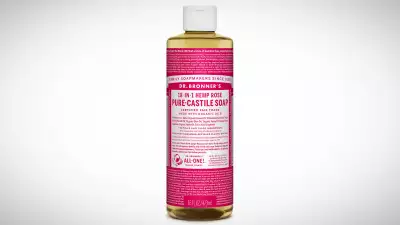 Dr Bronner's 18-in-1 rose soap
