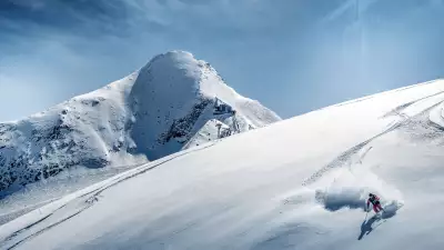 Skiing in Zell am See, Austria