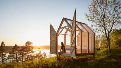 The 72-Hour Cabin in Henriksholm, West Sweden