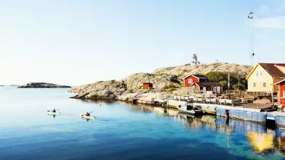 Kayaking in the Weather Islands, West Sweden