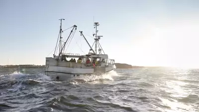 Fishing boat at West Sweden's Weather Islands