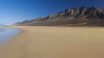 The beach at Cofete, Fuerteventura