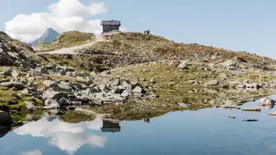 A mountain hut in the Zillertal Valley