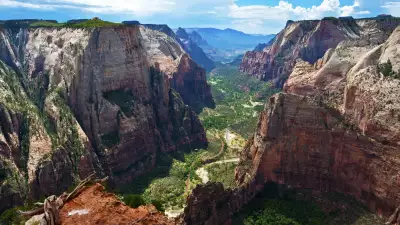 Zion National Park on a road trip in the USA