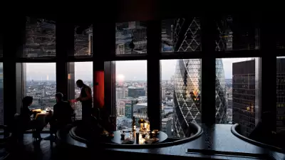 View from City Social in London