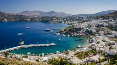 The isle of Leros in Greece