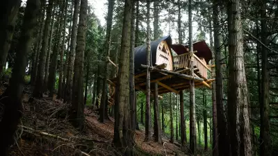 Self-catering accommodations in the UK and Ireland: Puckshipton Treehouse