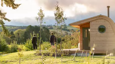 Cynefin Retreats | The grounds around the cabin