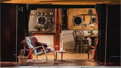 Self-catering accommodation: Cornish barge deck
