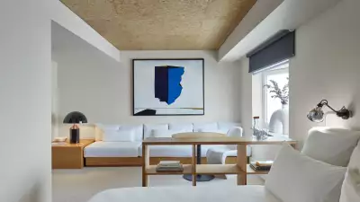 Exteriors and interiors of hotel 100 Shoreditch