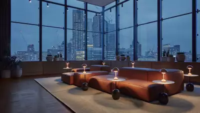 Exteriors and interiors of hotel 100 Shoreditch