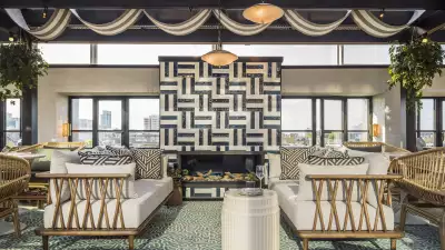 Interiors and Exteriors of The Mondrian Shoreditch